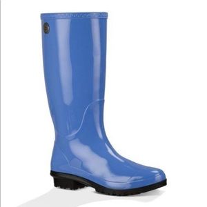 UGG Australia Women's Light Blue Ugg Rain Boots